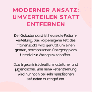 Paradigmenwechsel bei der Behandlung von Tränensäcken