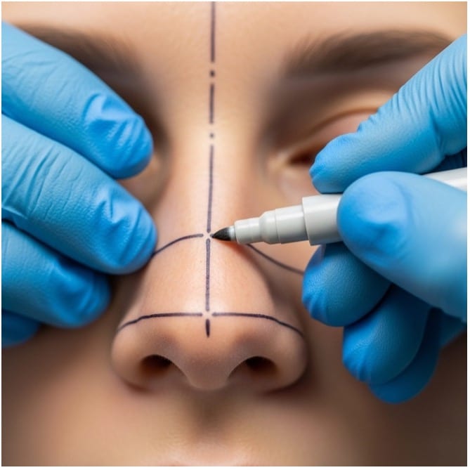 Foto: Rhinoplastik (Nasenkorrektur)