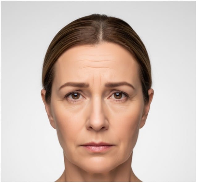 Foto: Stirnlift zur Verjüngung der oberen Gesichtspartie
