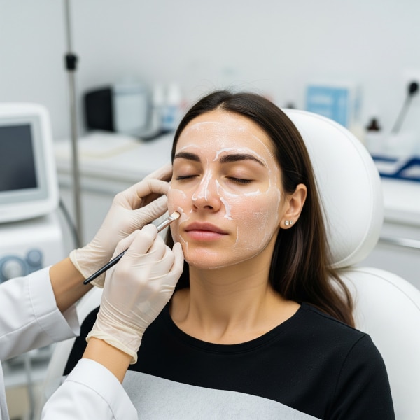 Foto: TCA Peeling Behandlung