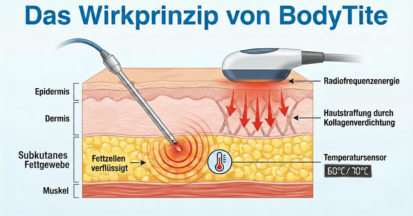 Grafik Wirkprinzip von BodyTite