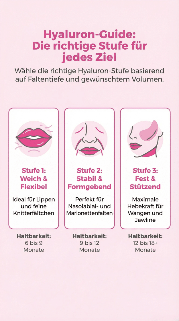 Hyaluron Guide - Die richtige Stufe für jedes Ziel