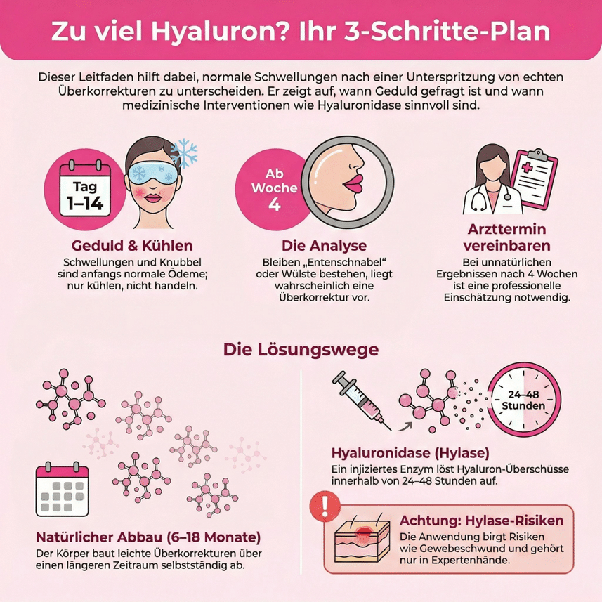 Zu viel Hyaluron? Ihr 3-Schritte-Plan